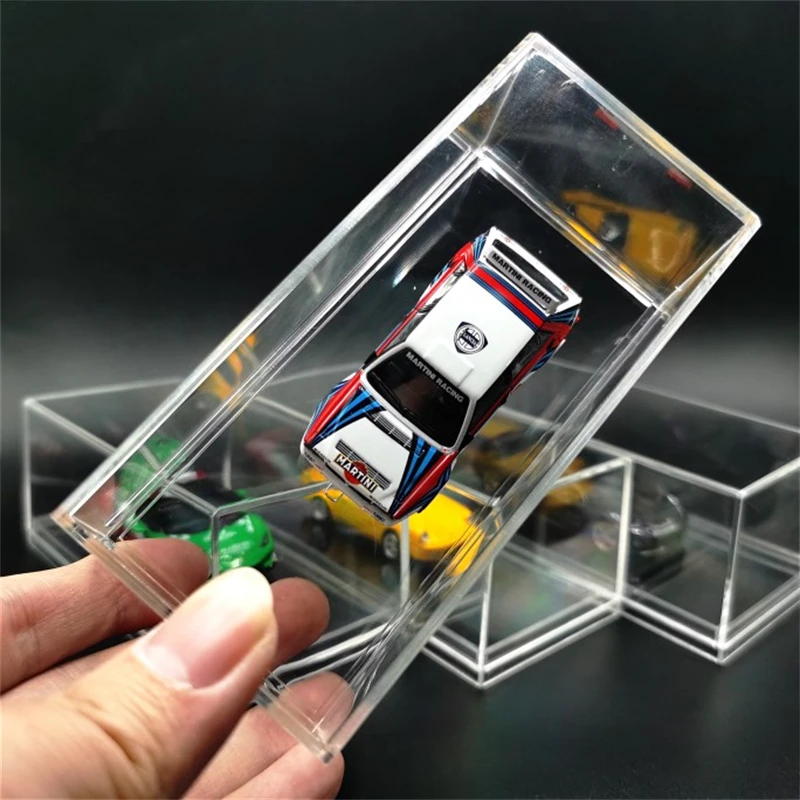 KICARMOD 1/64 Model Car Acrylic Display Box for Hotwheels MiniGT Collection Toys Holiday Gift (Model Cars are Not Included)