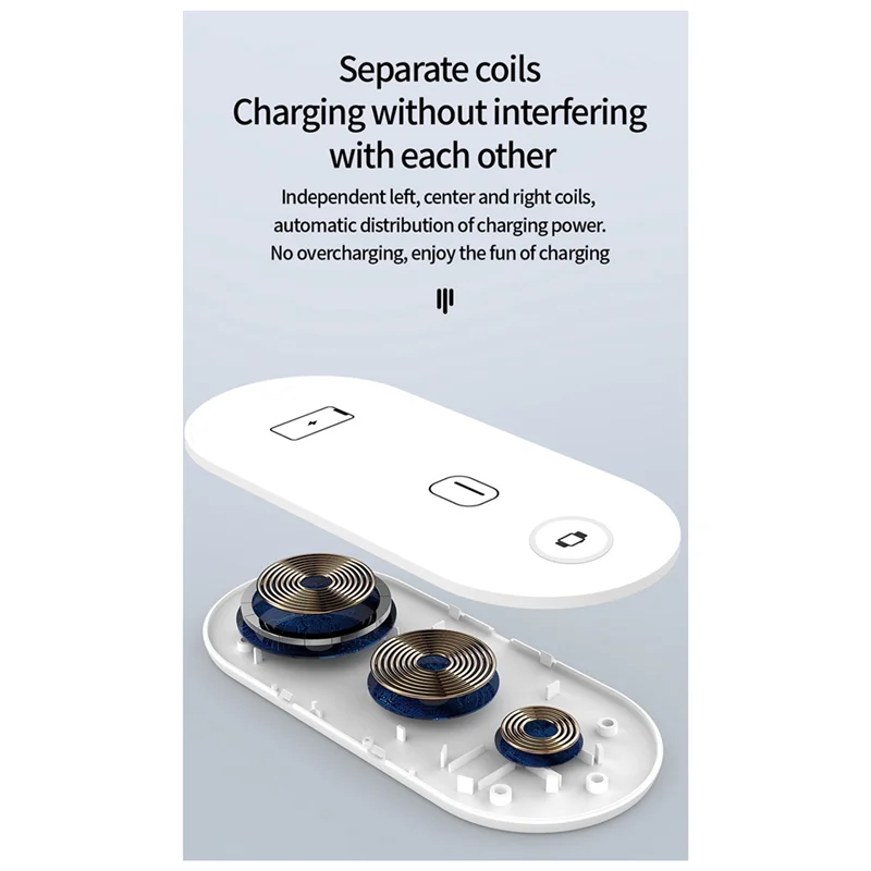 محطة شحن هاتف Hot-3-In-1 محطة شحن سريعة لهاتف Iphone 15 14 13 12 8 XS Watch 8 7 6 5، أسود