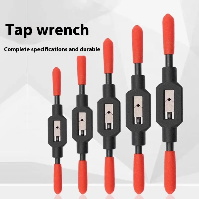 Adjustable Tap Wrench Handle For M1-M8~M9-M27 Metric Taps Superhard High Carbon Steel Tap Reamer Hand Threading Tools