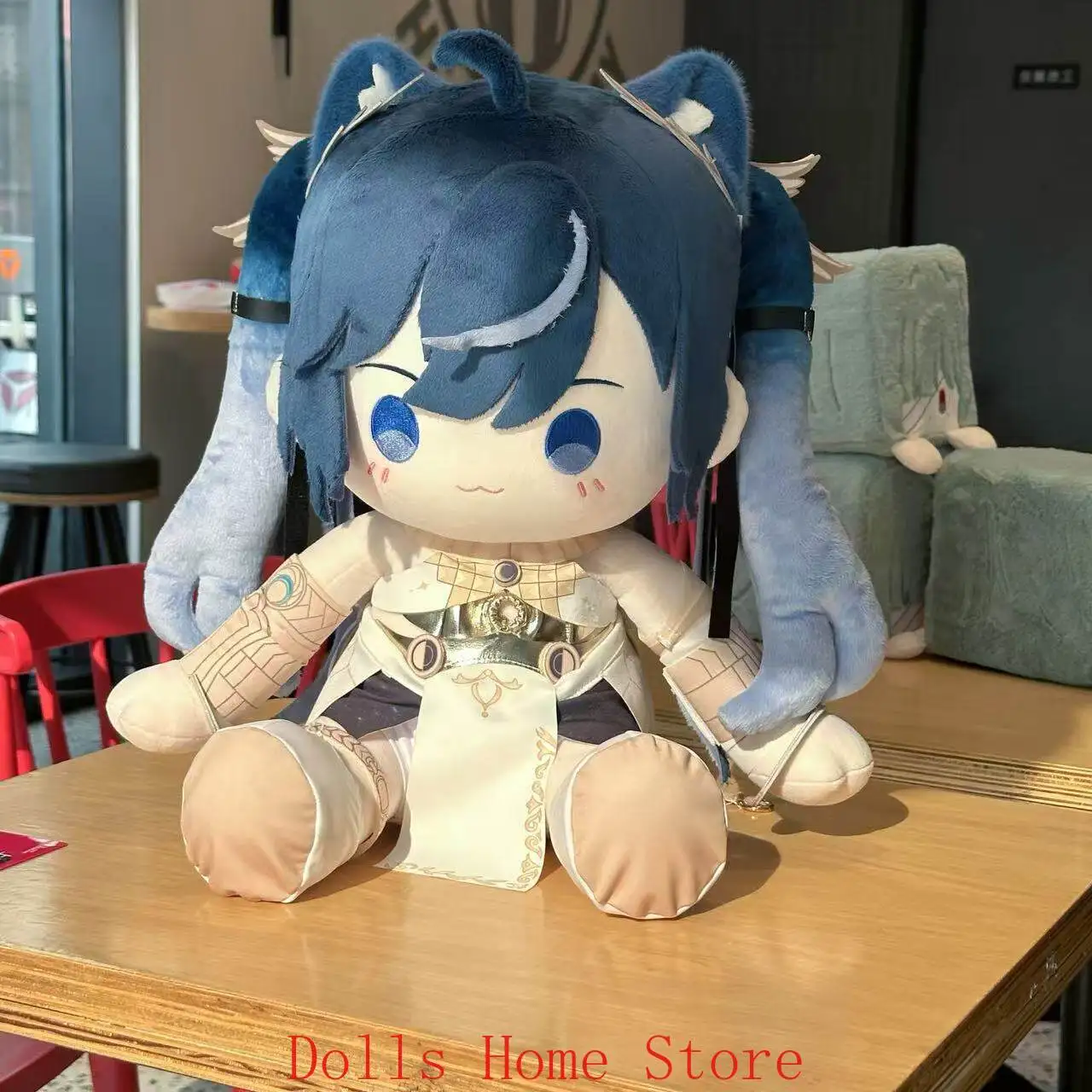 

Iuno Wuthering Waves Amis Plush Body Game Figure Cotton Plushie Cosplay Anime Cartoon Sitting Posture Mascot Birthday Gift