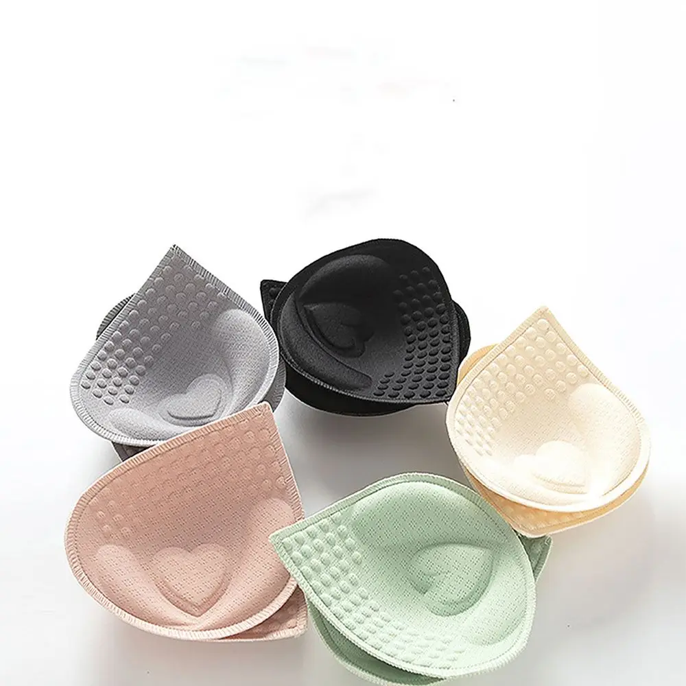 Removable Water Drop Shape Reusable Lingerie Bikini Padding Inserts Breast Bra Inserts Chest Cups Pad Women Clothes Accessories
