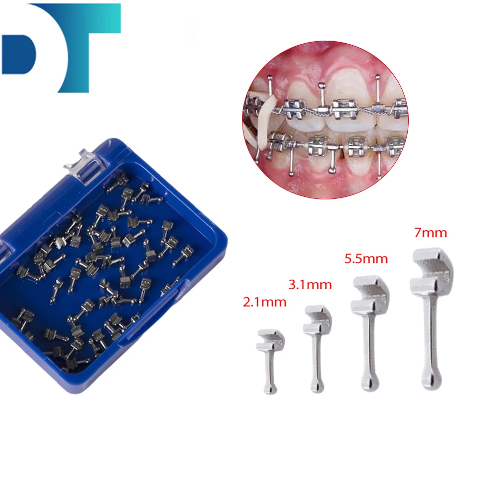 

Sales Orthodontic Crimpable Hook Sliding Ball Hooks Stop for Activity Fixed on ArchWires Brace Dental Dentistry Accessories