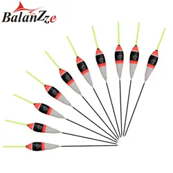 10pcs/lot Japanese Fishing Floats Bobber 2.5g Paulownia Wood Colorful Fishing Float Stopper Fishing Tackle Accessories