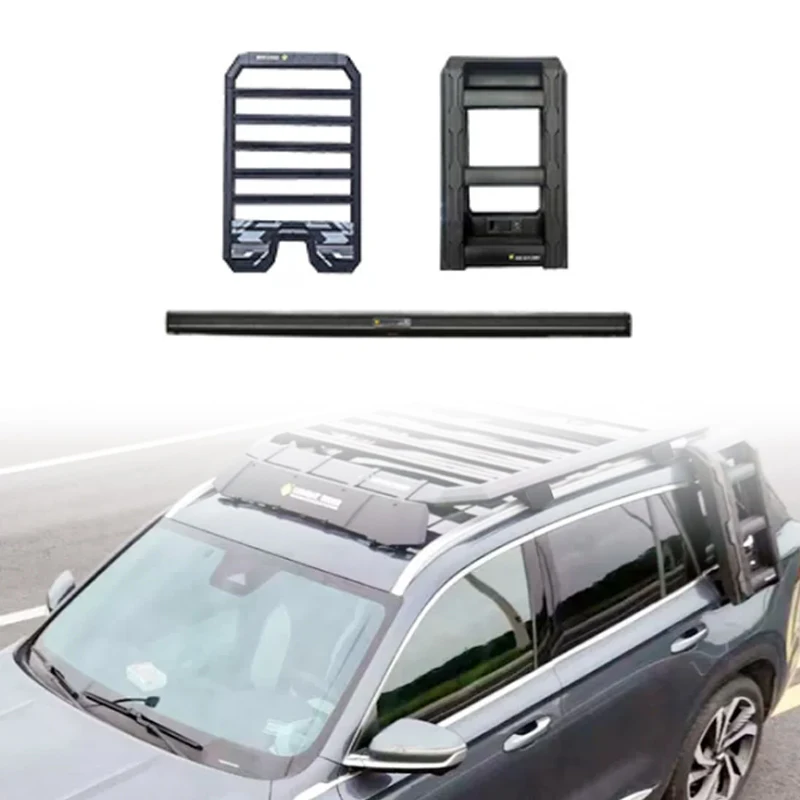 Multi-Functional Car Modification Case Roof Platform Side Tent Side Ladder for Geely Monjaro Xingyue L Accessories
