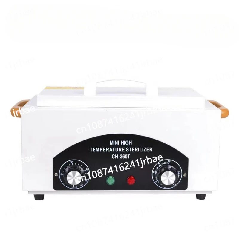 High Temperature Cleaning Box 1.5L With Timer Dry Heat Sterilizer For Sundry Beauty Hair Nail Metal Tools With Handle