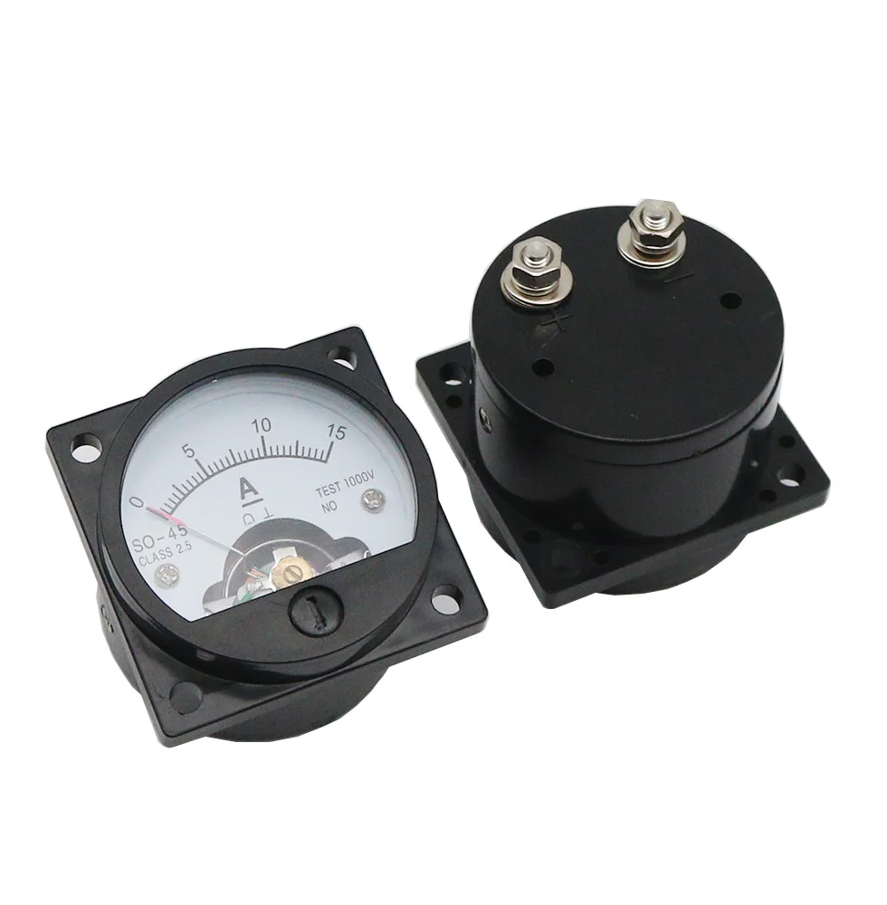 direct Circular pointer meter (voltmeter)AC Round pointer table SO-45 Dc Ac 5v 10v 15v 20v 30v 50v 75v 100v 200v 500v