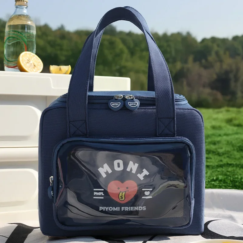 2025 Neues dickes Mittagessen, tragbar, für Kinder, Bento, Picknick im Freien, isolierte Lunchbox, grenzüberschreitender isolierter Eisbeutel – Detail 11