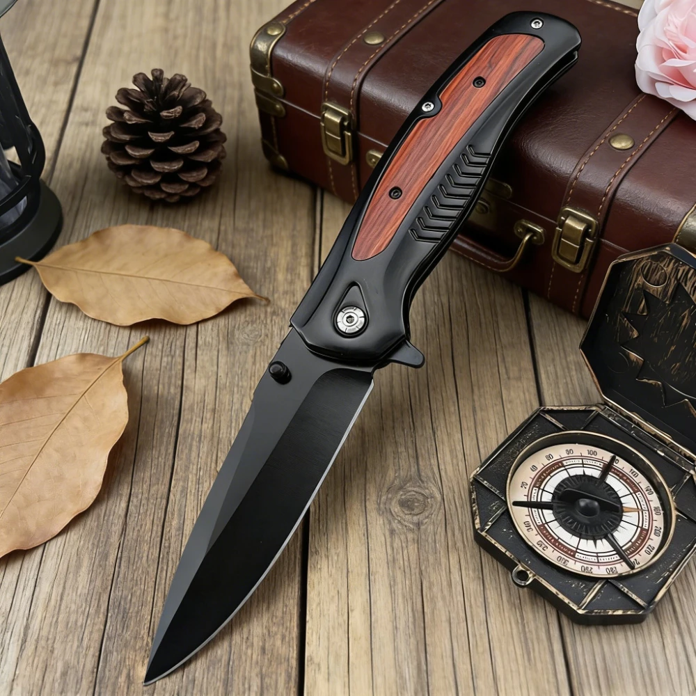 

Самый продаваемый складной нож DA315 с лезвием из стали 7Cr13Mov и рукоятью из стали 420 с инкрустацией из древесины Shadow Wood – инструмент для активного отдыха, кемпинга, походов и альпинизма