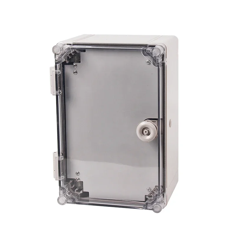 Hot Sale IP66 ABS Enclosure Transparent Cover Plastic Waterproof control Box with door 400*300*160