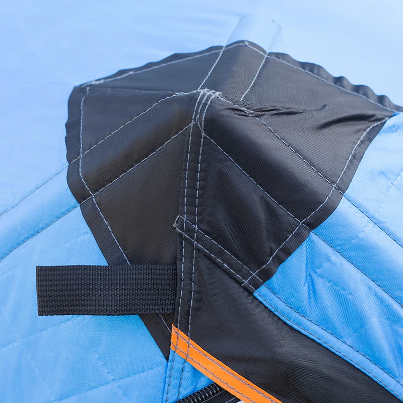 خيمة سفاري للتخييم في الهواء الطلق تتسع لـ 3-4 أشخاص تحافظ على الدفء في الشتاء على الجليد لصيد الأسماك #4