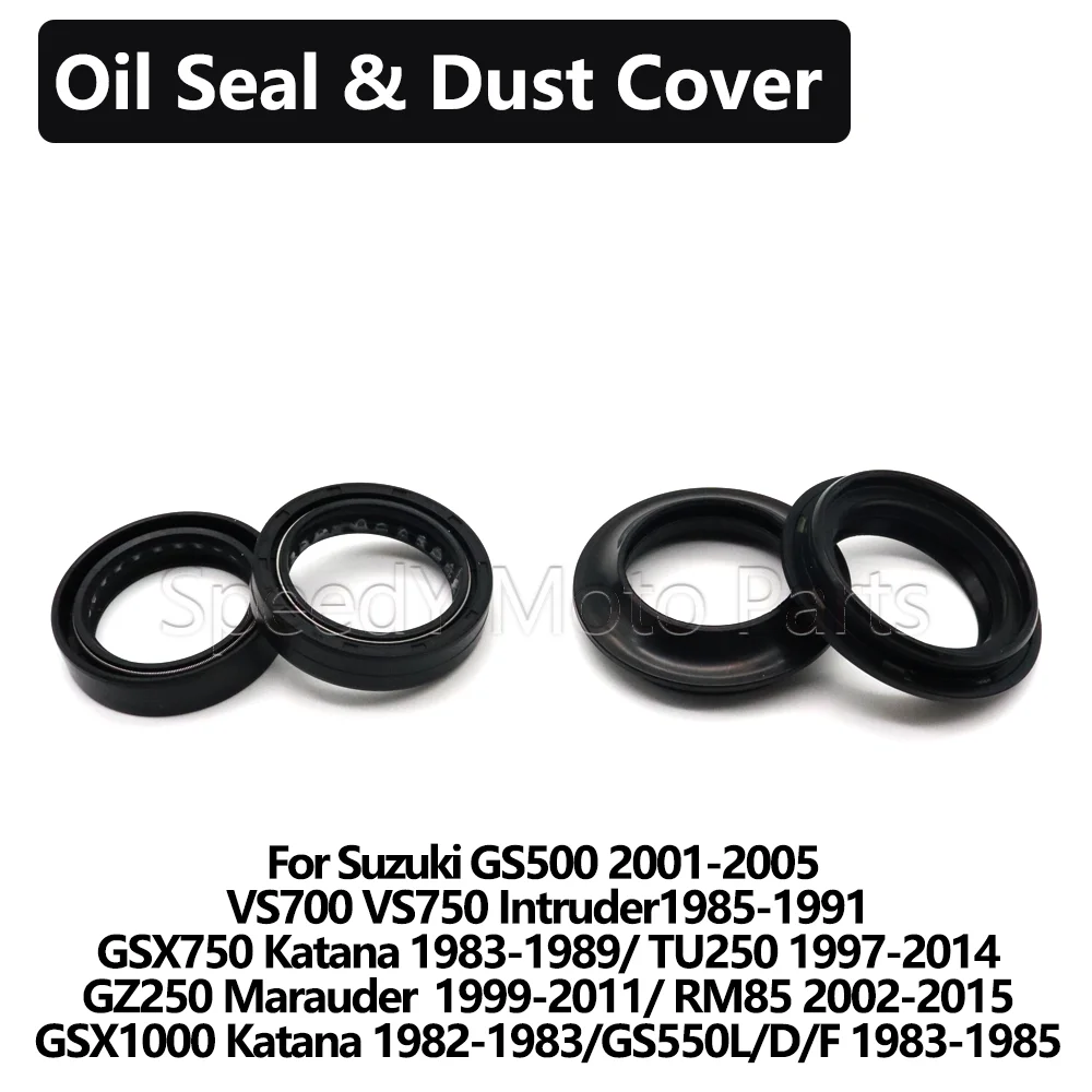 Retenes de aceite para amortiguadores de horquilla delantera de motocicleta para Suzuki GS500 VS700 VS750 Intruder GSX750 GSX1000 Katana TU250 GZ250 Marauder