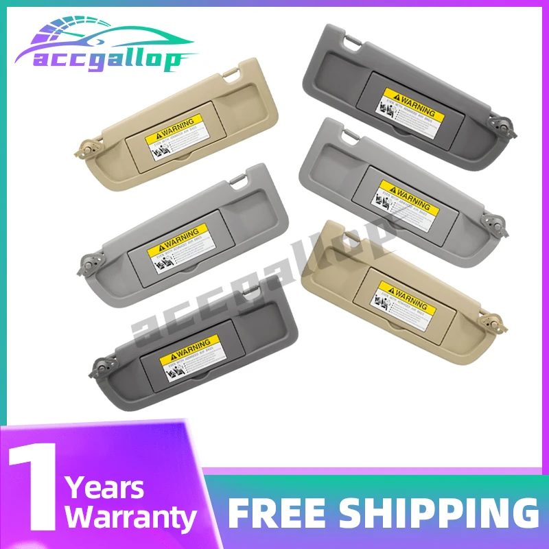 Left Driver Right Passenger Side Sun Visor Shade For Honda Civic 2006 2007 2008 2009 2010 2011 83280-SNA-A01ZA Sunvisor Sunshade