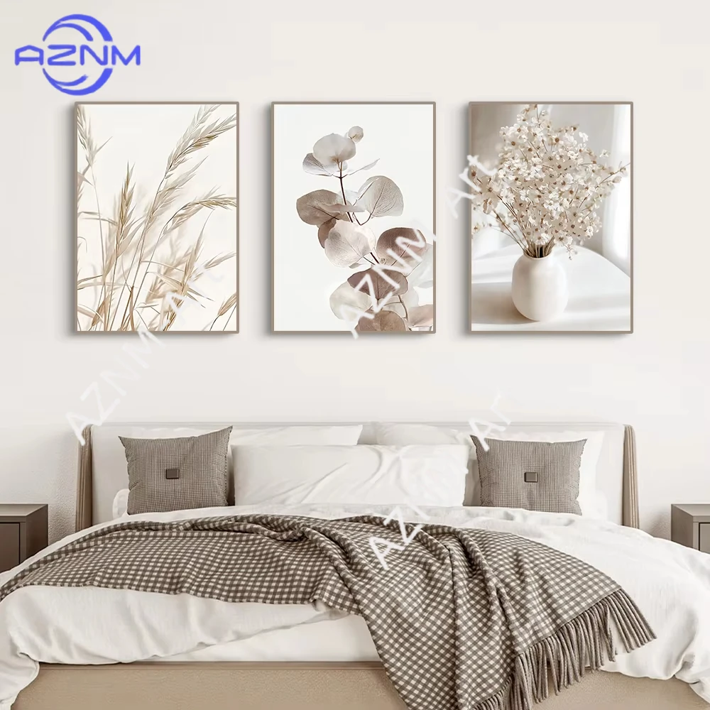 1Pc/3Pcs Bohemian Style, Ready To Hang, No Frame, Canvas Painting, Modern Wall Decoration Painting Set, Living Room, Bedroom