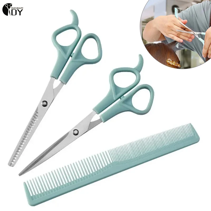 3PCS Haircut Scissors Sets-Suitable For Thinning And Styling Hair-for Men And Women For Finishing, Point Cuts, And Flat Cuts