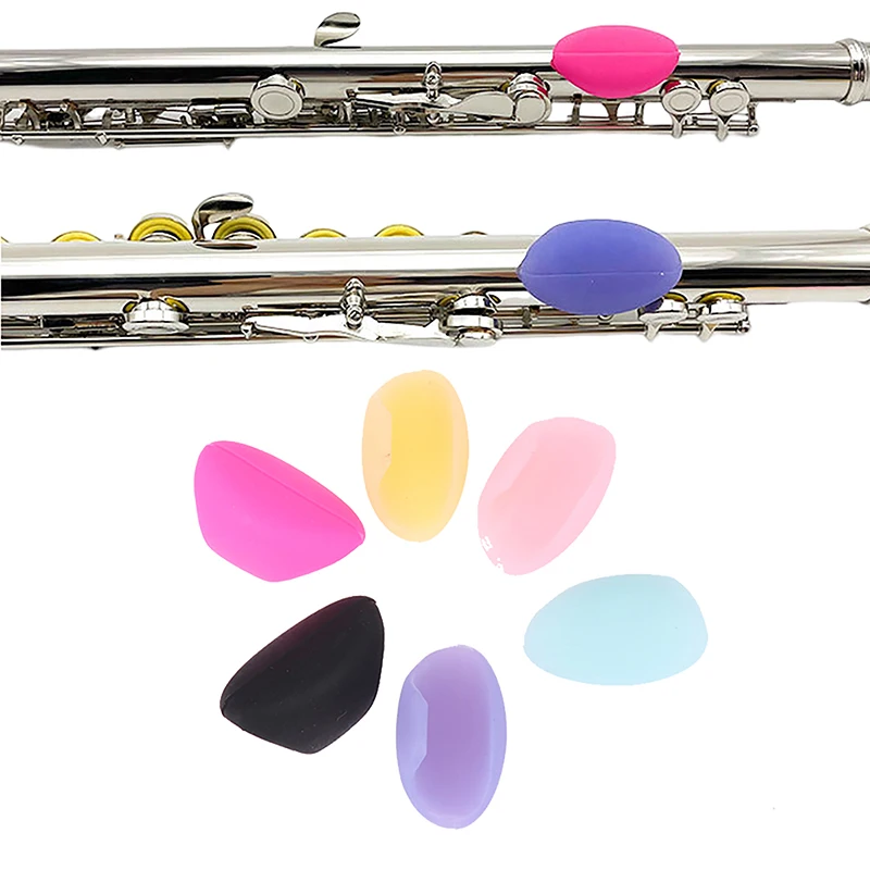 1Pc Flute Hand Rest Finger Rest Silicone Protector Locator Flute Finger Corrective Hand Type Music Keys Parts Accessories