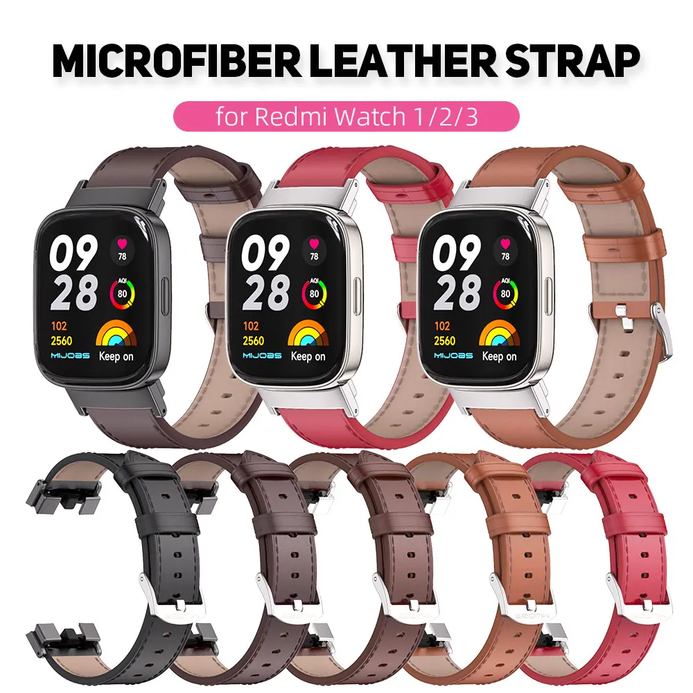 Strap For Redmi Watch 3 4 2 Microfiber Leather Strap For Redmi Watch 3 Active Wristband Accessories Watch band Replacement