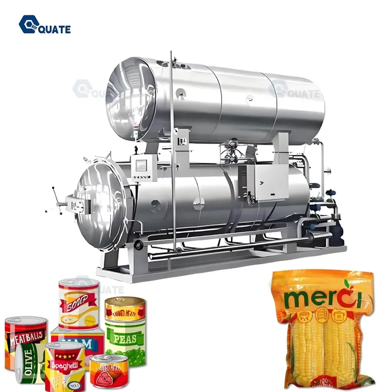 cat Sterilized Dry Food Autoclave Food Sterilizing Machine Retort Machine in Food Industry