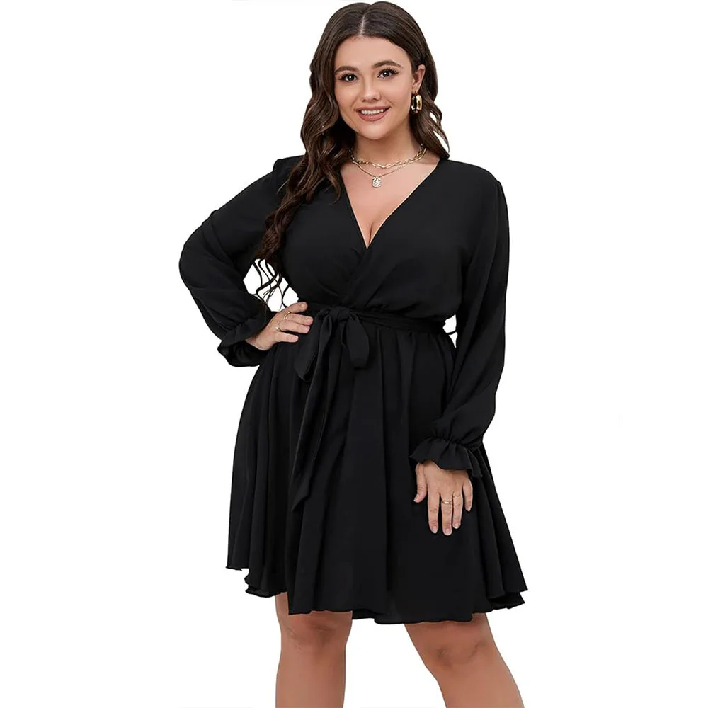 

International Station Large Women's Fashion summer Dress Autumn/winter Queen Fairy Elastic Waist Medium Long Dress Casual Y2k
