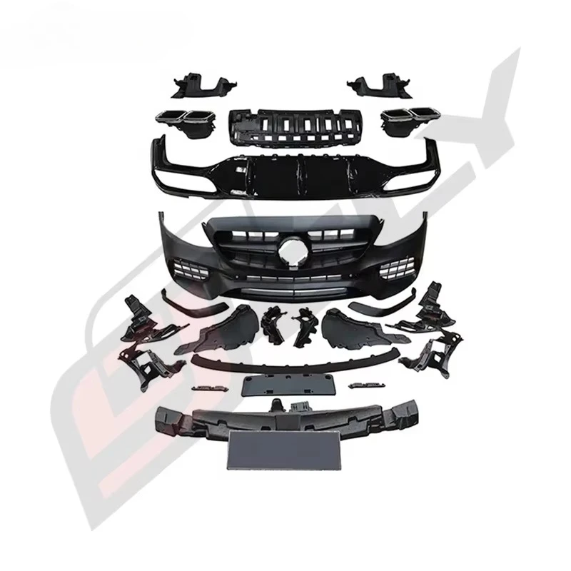 

Car Bumper for E-class W213 Modified E63s Body Kit Front Rear Bumpers Exhaust Pipe for