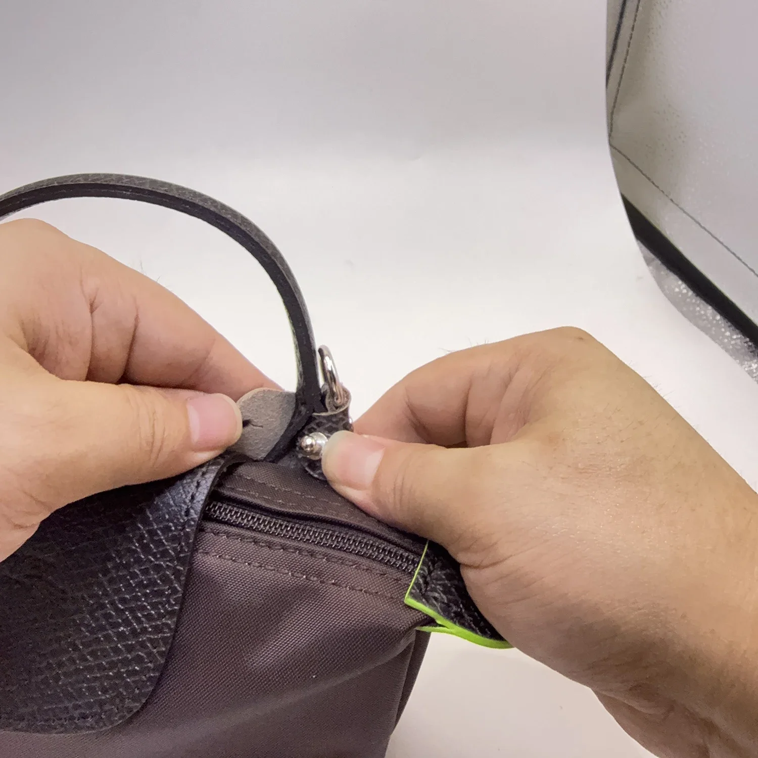 حقيبة حزام حقيبة ملحقات التحول لحقيبة Longchamp Mocha الصغيرة المصنوعة من الجلد الصناعي وحزام الكتف وأشرطة حزام كروس