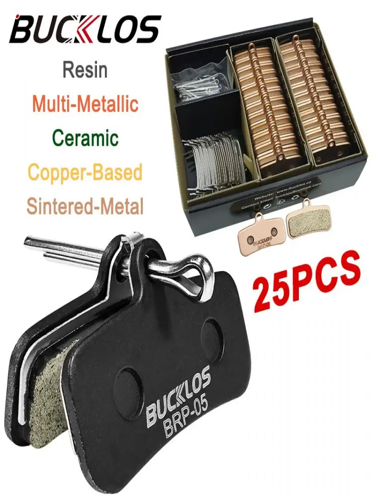 AliExpress BUCKLOS 25 Pairs Bicycle Disc Brake Pad for Shimano Saint Br-M810 M820 Zee M640 Xtr-M9120 Deore Xt Br-M8020 M8120 M6120 Br-Mt420 Mt520