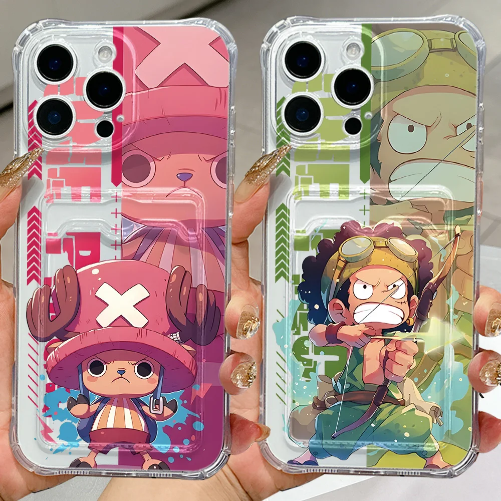 Cool Zoros Luffy Ones Pieces Card Hold Case for Samsung Galaxy A17 A07 A56 A36 A26 A55 A35 A06 A05 A24 A25 A34 A23 4G 5G Cover