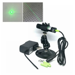 532nm 10mw/30mw/50mW Green Dot/Line Locator Laser Diode Module 18x75mm W/5V Power & Holder
