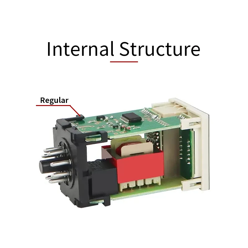 DH48S-S digital cycle timer relay with base 0.1S-99H AC 110V/220V/380V DC 12V/24V programmable delay timer for repeat cycles