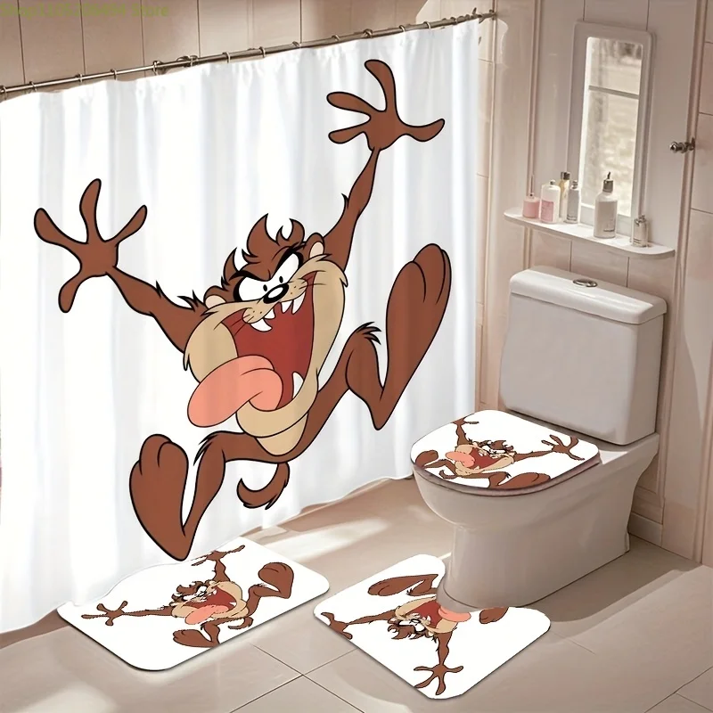 

4 шт., набор занавесок для душа, высококачественные занавески для душа, подходящие для украшения ванной комнаты, домашний декор, подарок на выпускной