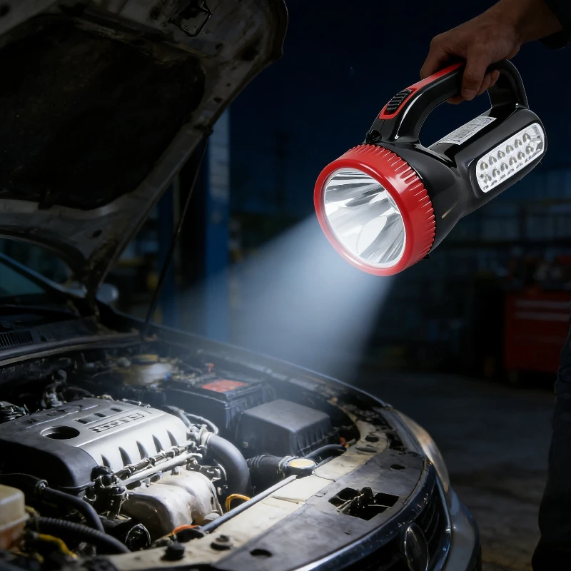 

Светодиодный фонарик высокой мощности с боковым освещением, водонепроницаемый, несколько режимов освещения, портативный фонарь, перезаряжаемый многофункциональный светильник