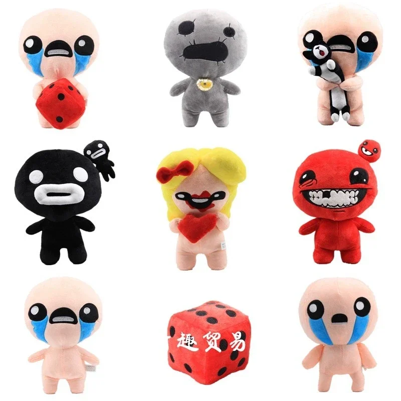 10 รูปแบบอะนิเมะ Binding of Isaac Afterbirth Rebirth เกม Super Meat Boy Keeper D6 Steven Issca กับ Guppy Cat 28-30 ซม.ของขวัญ