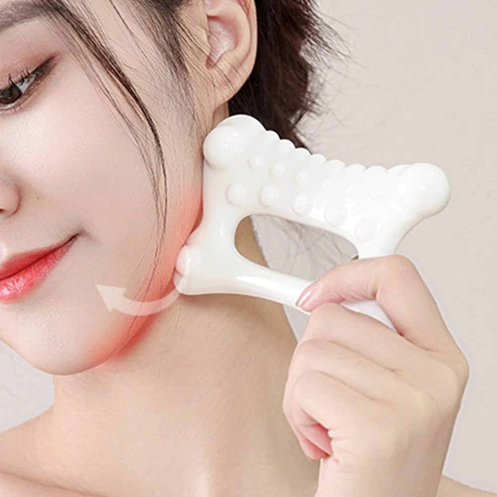 Gua Sha Board Massager Resin Body Massaging Tool Scraper for Relaxation