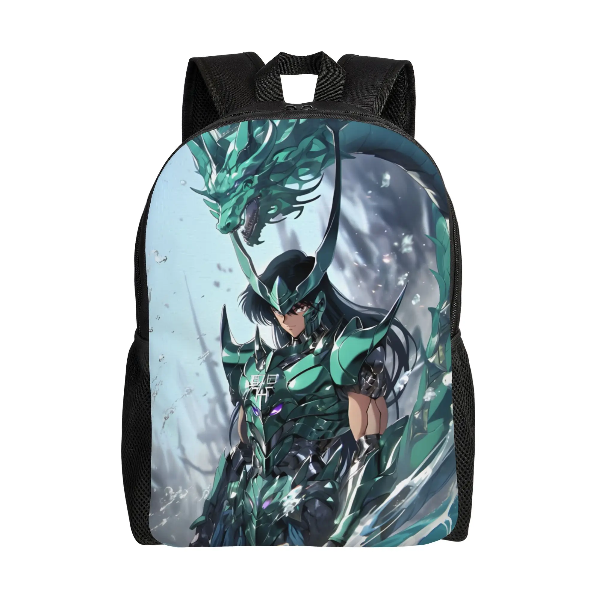 1Piece Backpack Shiryu New School Year Laptop Bag Hiking  Saint Seiya Anime Gift New Term Starts