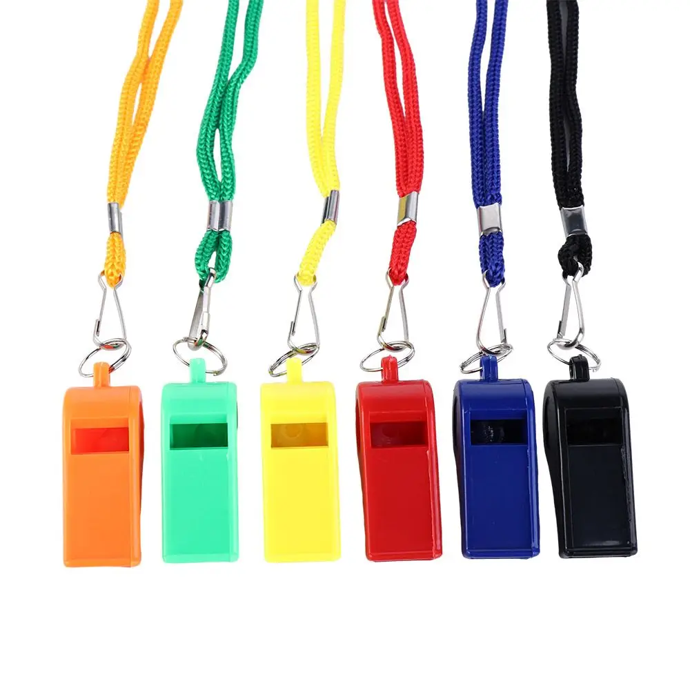 Met Lanyard Sportcompetities Basketbal Fluitje Voetbal Scheidsrechter Fluitje Cheerleading Tool Outdoor Survival Tool