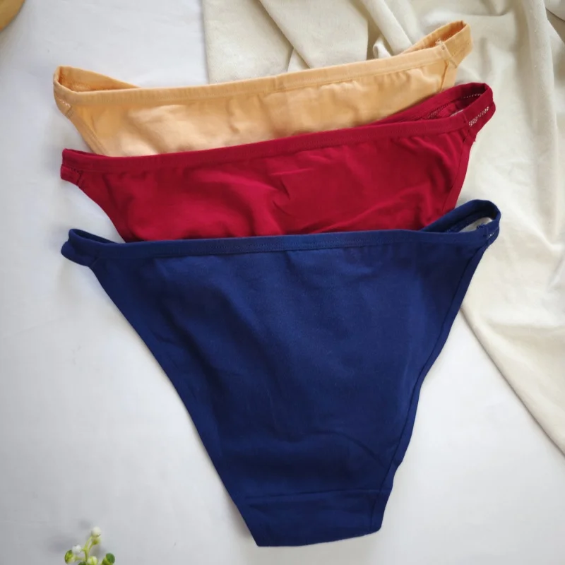 1Pc Baumwolle Höschen frauen Niedrigen Taille Slips Weibliche Unterwäsche Atmungsaktive Unterhose Komfort Höschen Sexy Dessous M-XL – Detail 4