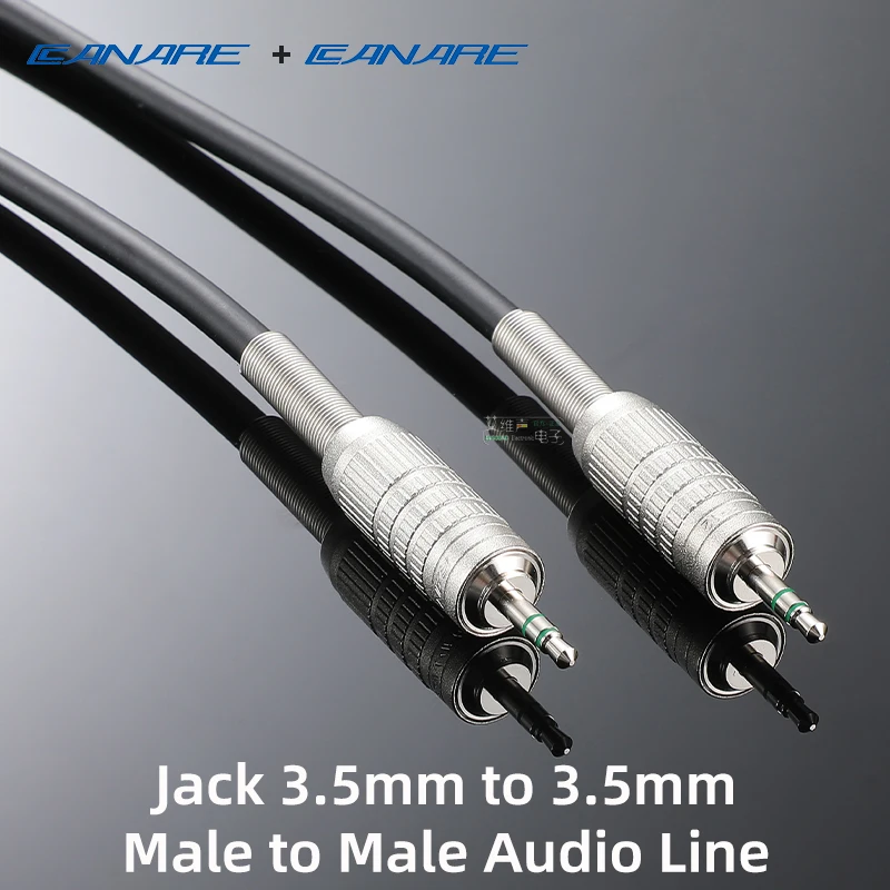 CANARE jack 3.5mm Male to Male Aux Audio Cable 1/8