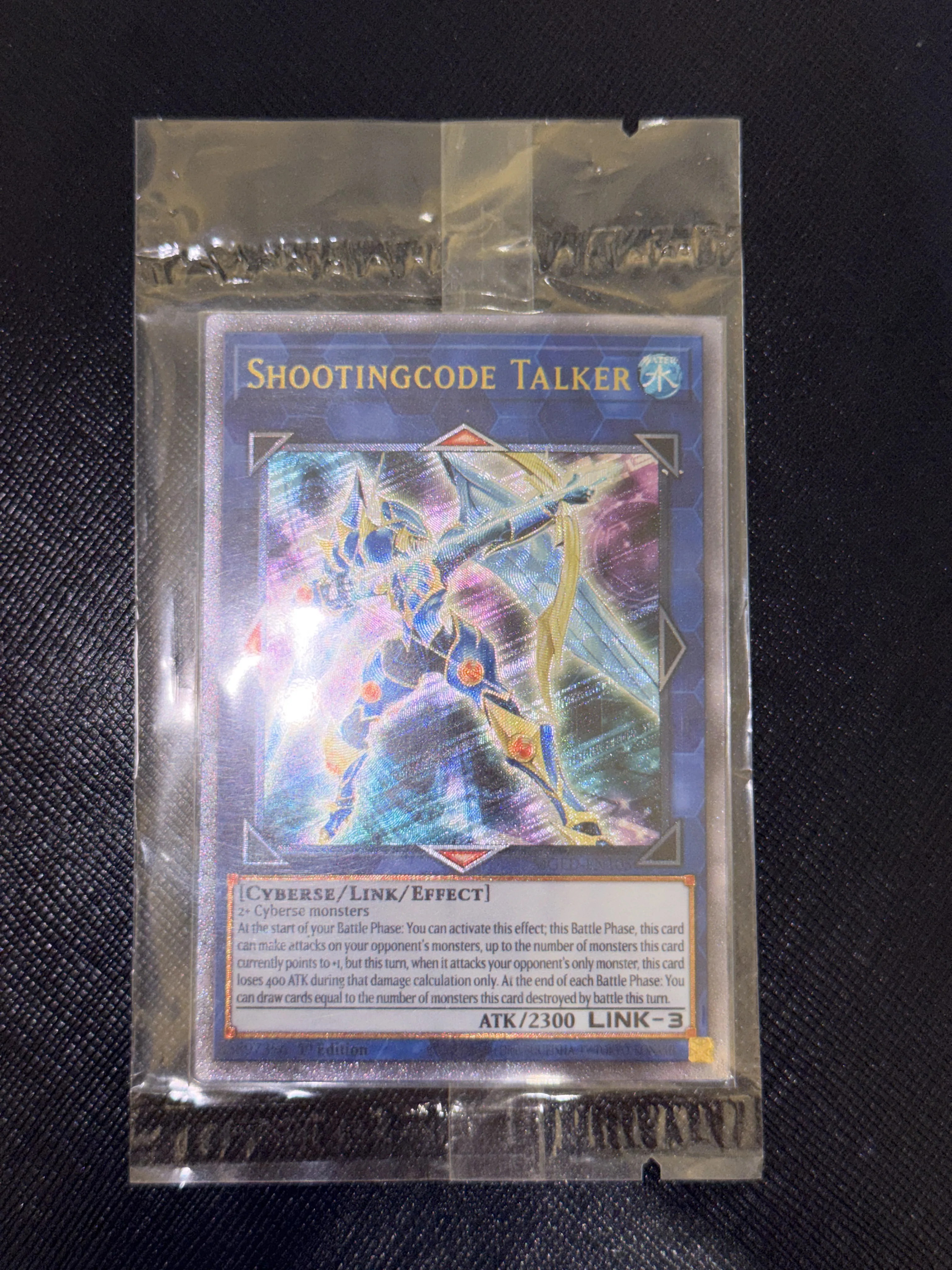 

Yu-Gi-Oh! DIY Custom Card Shootingcode Talker 1st Edition Holographic Collectible Gift for Anime Fans Kids TCG Players Cyberse L