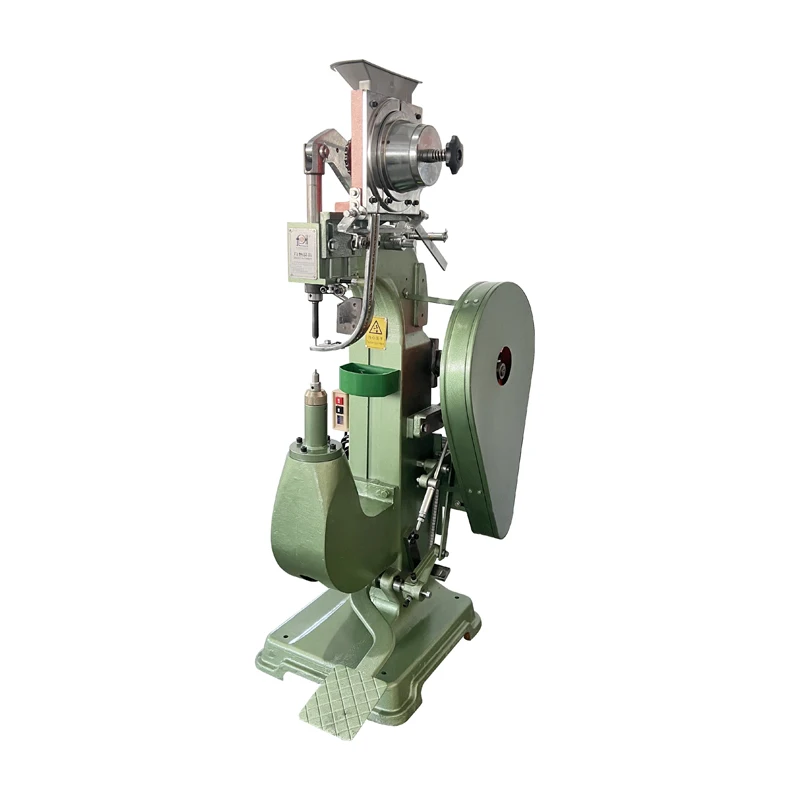 Semi-Automatic Grommet and Rivet Press Machine for Cases and Bags Featuring Essential Motor Core Component