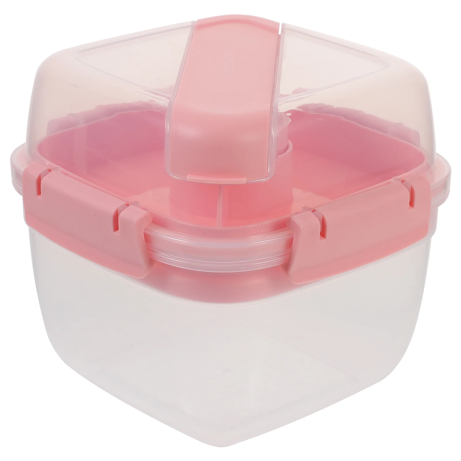 

Bento Lunch Box Double Layer Sealed Design Portable Office Travel Food Container Large Capacity Reusable Freshness Preservation