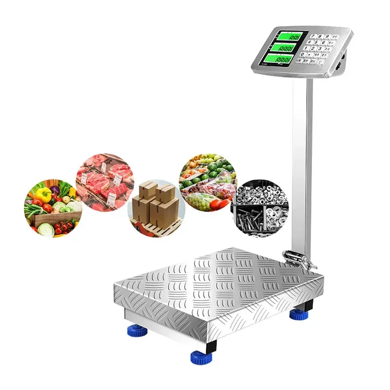 

for Stainless Steel Bench Scale 150kg Folding Electronic Scale Kitchen Food Meat Weighting Shop Scale