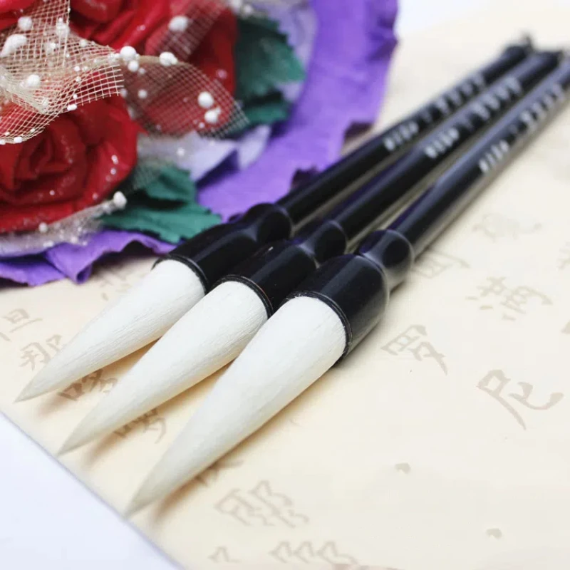 Soft Woolen Hair Calligraphy Brush Pen Regular Script Writing Brush Spring Festival Couplets Brushes Watercolor Painting Brush