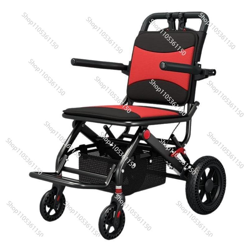 The trolley for the elderly can be folded to help shopping trolley, the elderly four-wheel anti-drop and push soft chair