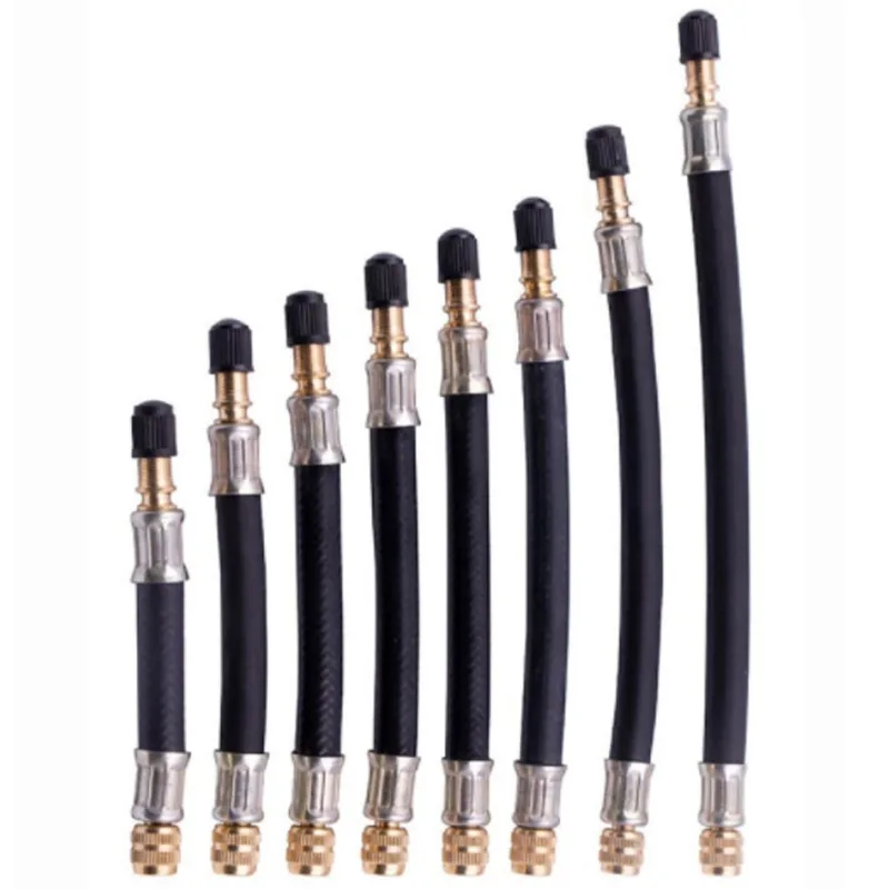 1pc Car\'S Tire Inflation Pump Connector Extension Tube American Valve Core Multi Function Connect Hose Inner Tube Cheering Mouth