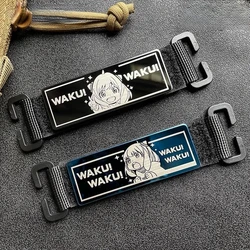 Anime Girl Metal Morale Badge Eye Kill Hook&loop Patch DIY Tactical Backpack Decoration Appliques Patches for Clothing