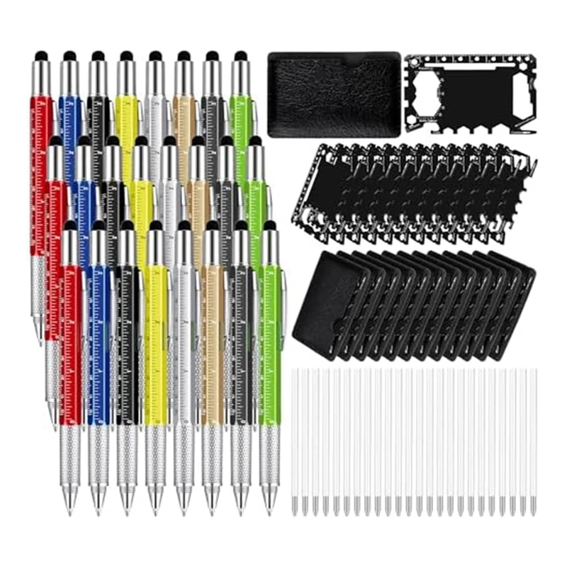 

Multi-Tool Pen Gift Set Its Uses Go Beyond Writing Levels, Rulers And Screwdrivers Metal Making It A Great Woodworking Tool