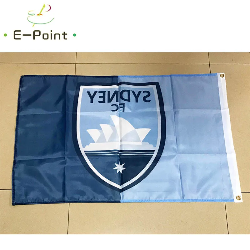 Sydney FC 3ft*5ft (90*150cm) Size Christmas Decorations for Home Flag Banner Gifts