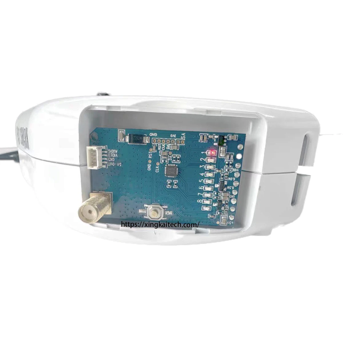 

Goggles VRX 1.2G 1.3G VRX With Audio 9 Channels FPV Video Receiver 7-36V PAL/NTSC For Fatshark Skyzone And Other VR Goggles