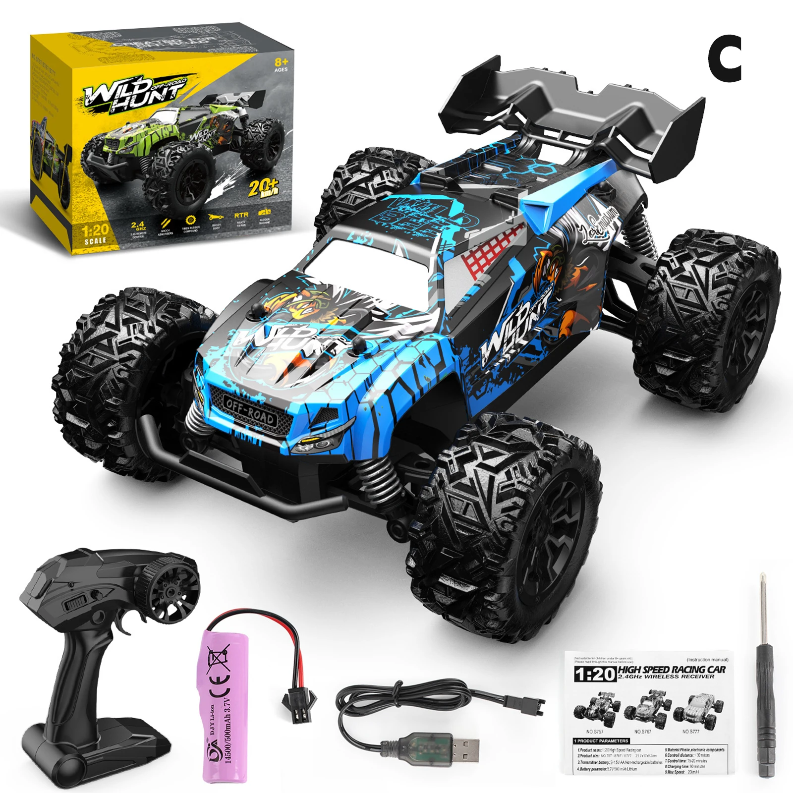 

1:20 High Speed Drift Racing 2WD 25KM/H Brushless Racing Cars 2.4G RC Car Off Road Car Toys for For Kid Gift Boy Toys Grils Toys