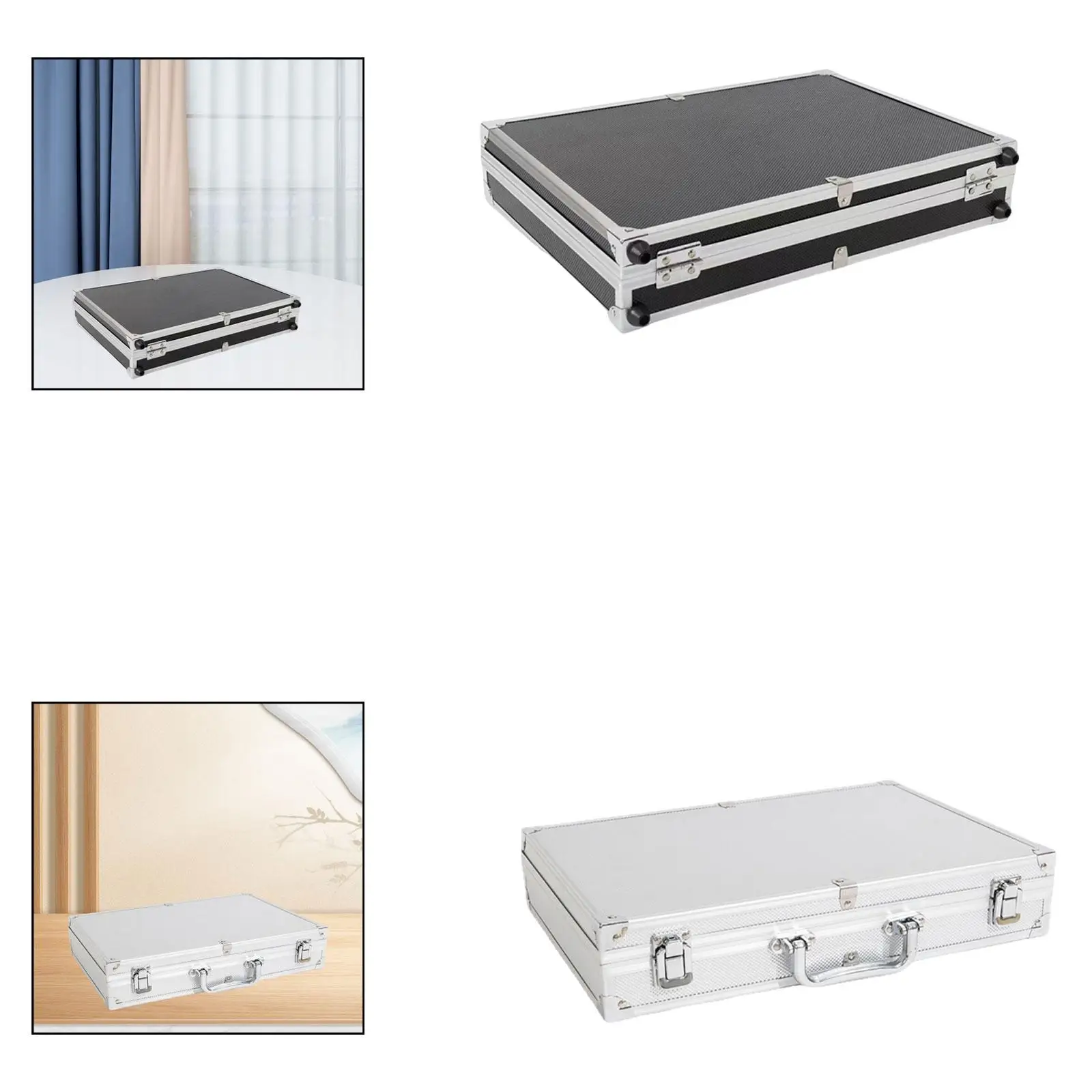 

Watch Organizer Storage Box 18 Slots Dustproof Gift Portable Collection for Men Women Aluminum Alloy Carrying Case
