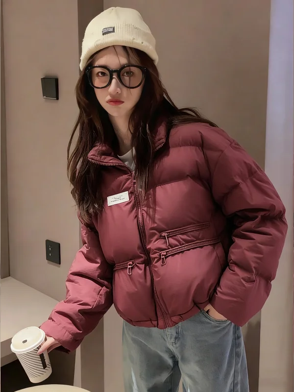 レディース ダウンコットンジャケット 冬 2026 新作 韓国風 スリープルース オルトブレッド スリープルースコート 小さいサイズ対応 暖かいアウター